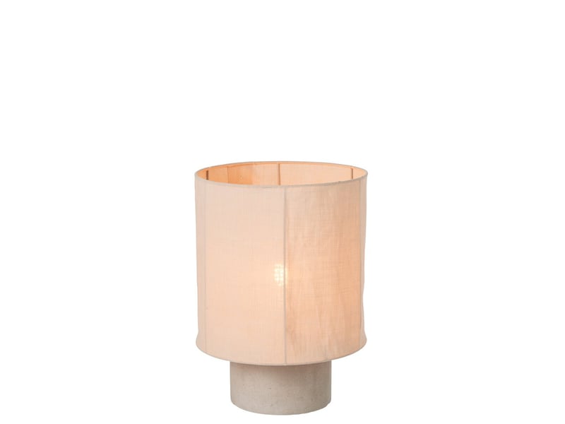  Lampe à poser en ciment havel 41cm beige  - Conforama B