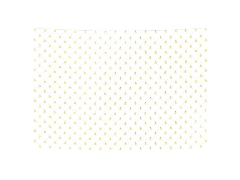  Filet lumineux blanc chaud de noël 3x2 m 204 led intextérieur  - Conforama A