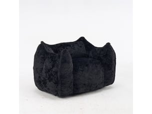 Fauteuil fixe  <strong></strong> Tissu / Simili noir