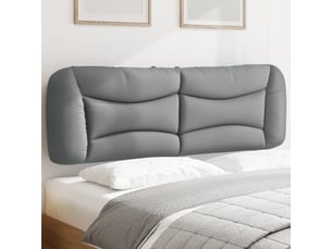 Coussin de tête de lit, coussin décoratif hvar gris clair 152 cm tissu