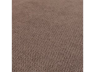 Lot de 6 chaises de salle à manger dossier haut assise rembourrée et protections de sol tissu taupe et bois massif d’hévéa 04_0010143
