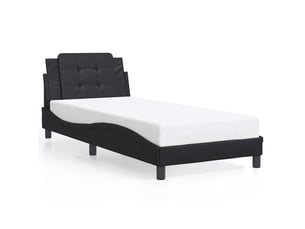 Lit simple 80x200 cm coloris noir