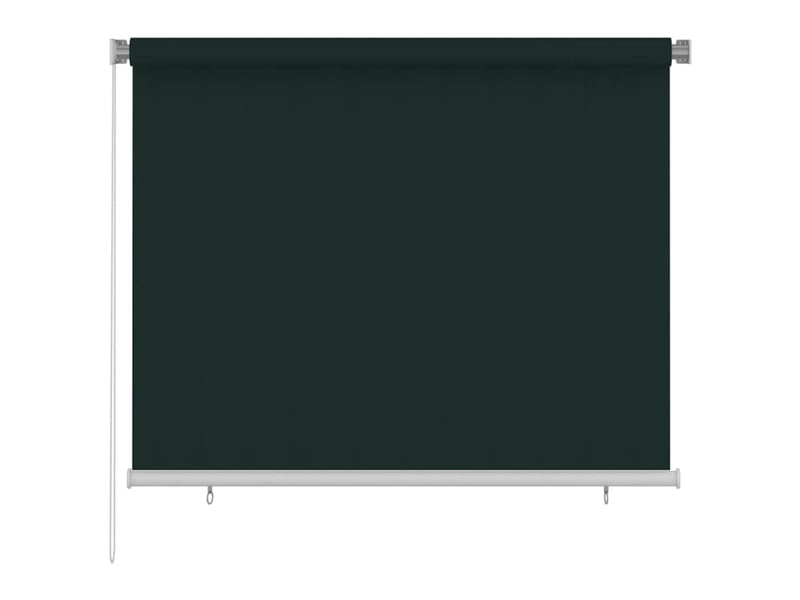  Store enrouleur, store roulant d'extérieur 185 (l) x 140 (h) cm vert foncé hdpe cf47363  - Conforama B