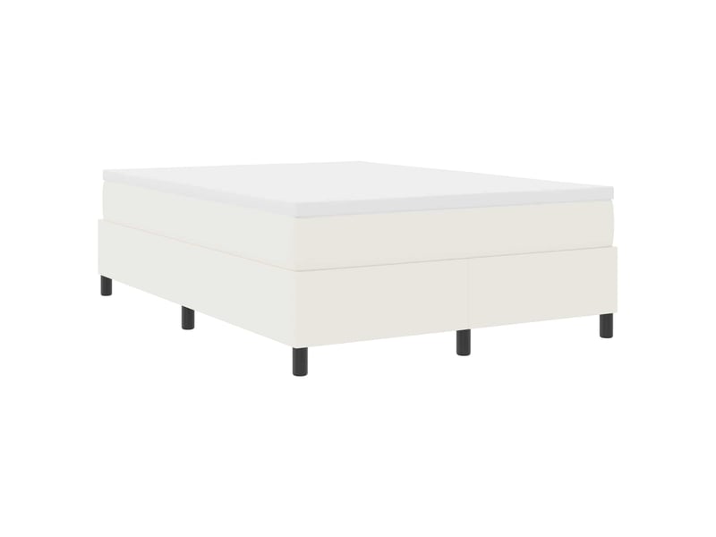  Lit double- lit adulte -  cadre de lit plateforme crème 160 x 200 cm  - Conforama C