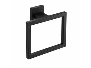 Anneau de serviette en acier inoxydable, sans punch, sans ongles, ovaleroundsquare