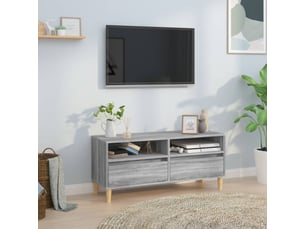 Meuble tv coloris gris 100 cm <strong></strong>  <strong></strong>