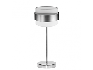 Lampe à poser fabrilamp bremen chromeblanc-argenté 1 x e14 39 x 16 x 16 cm