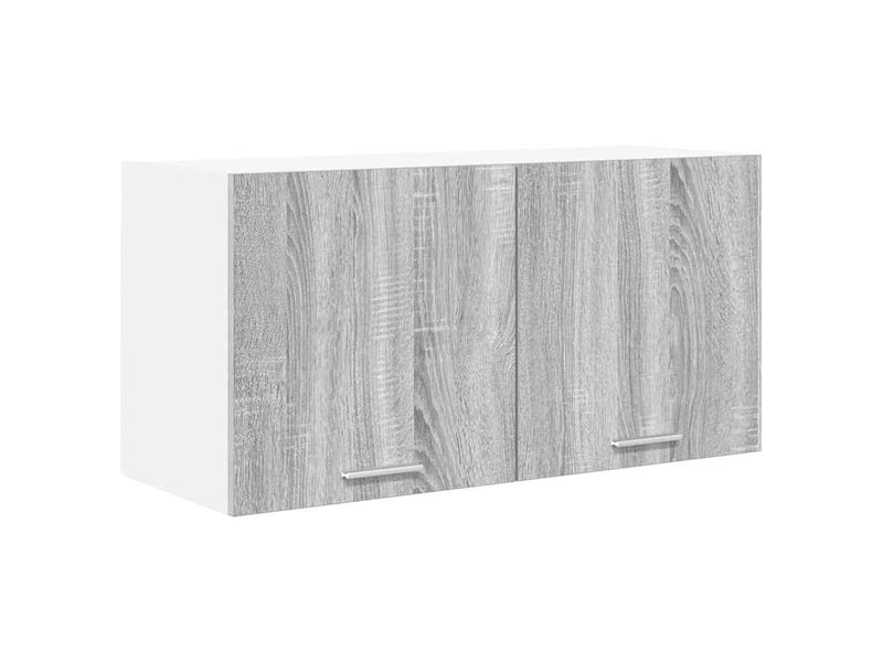  Meuble de rangement, armoire suspendue gris sonoma 80x31x40cm bois d'ingénierie  - Conforama A
