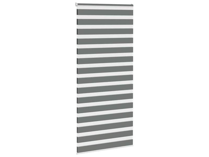  Store zèbre, store de fenêtre gris foncé largeur du tissu 105,9 cm polyester cf48546  - Conforama C