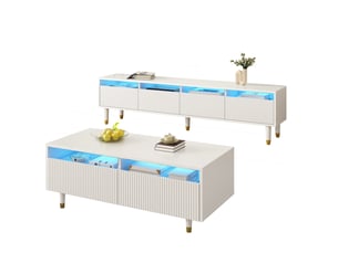 Meuble tv coloris bicolore 178 cm OKWISH  