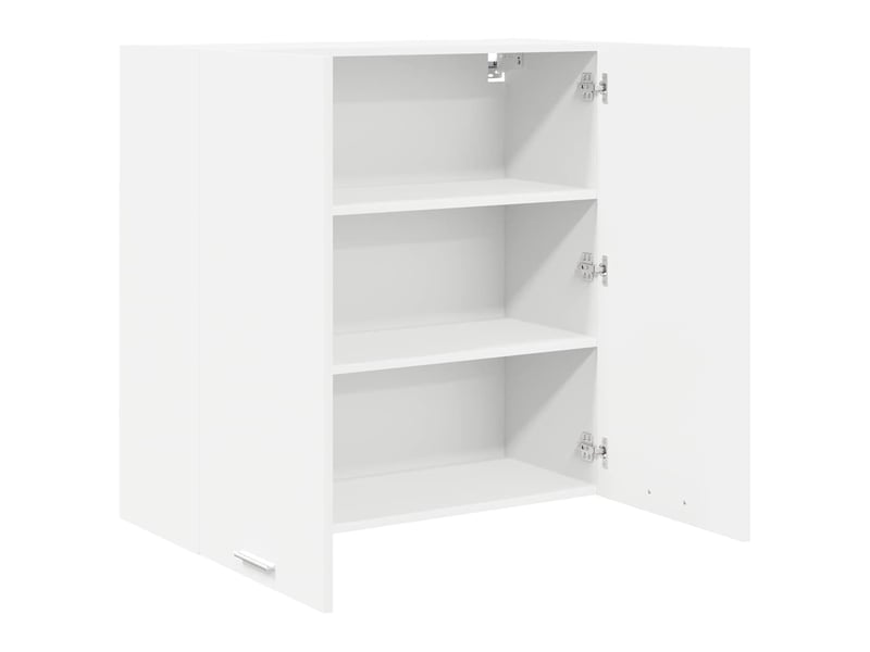  Meuble de rangement cuisine, armoire suspendue blanc 80x31x80cm bois d'ingénierie shl1250  - Conforama E