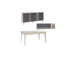 Buffet   3 tiroir(s) <strong>MEUBLORAMA</strong> <strong></strong> - 160 cm coloris bois clair 