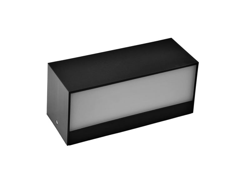  Applique extérieure fabrilamp masala coloris noir 1 x e27 ip65 9 x 23 x 10,1 cm 126961009 - Conforama A