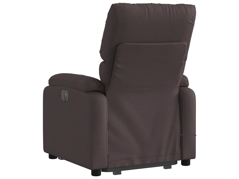 Fauteuil inclinable de massage, fauteuil relax marron foncé tissu shl3648 - Conforama E