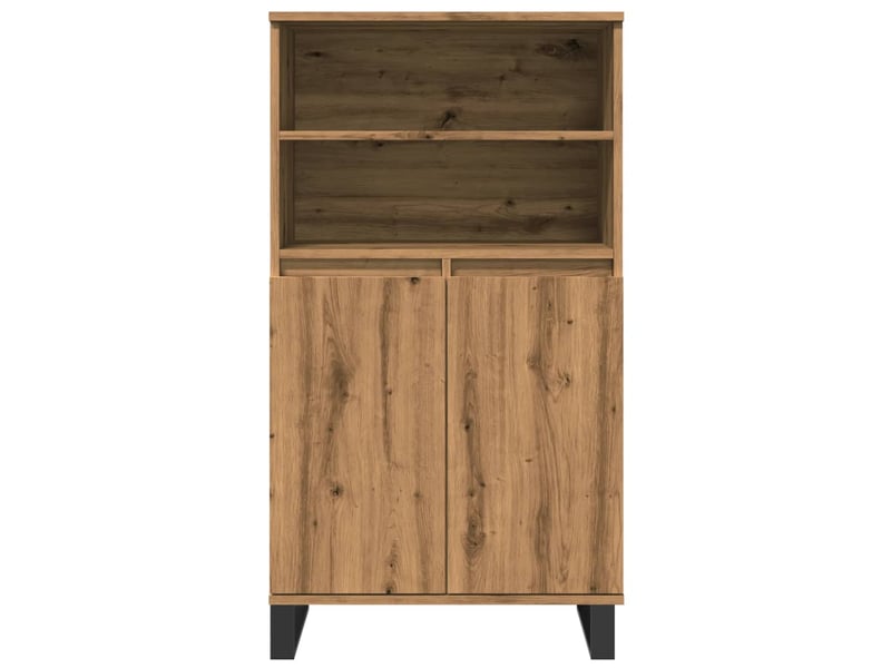  Buffet haut - bahut - meuble de rangement chêne artisanal 60x36x110 cm bois d'ingénierie  - Conforama D