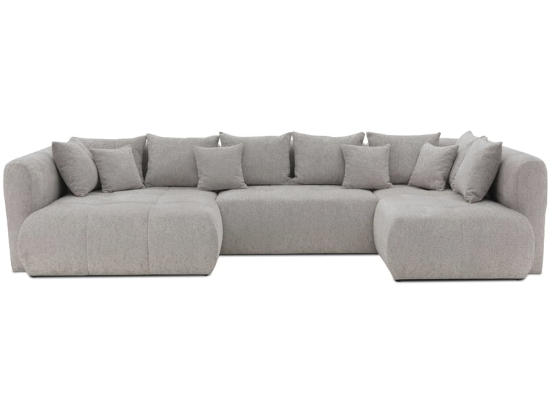  Canapé d'angle beige fixe 5 places  - Conforama A