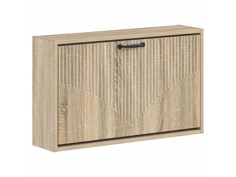  Meuble à chaussures mural, armoire à chaussures hoorn 71x17x43 cm chêne sonoma  - Conforama A