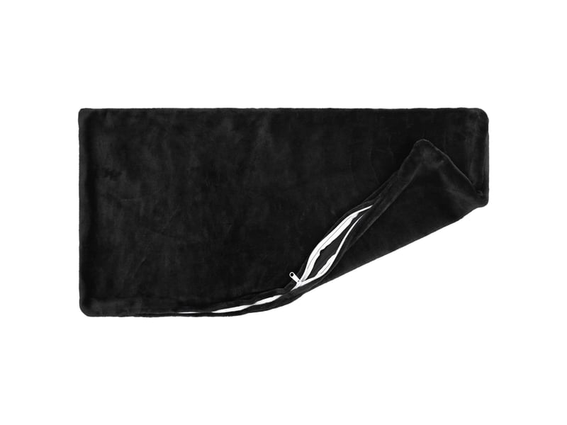  Lot de 6 housses de coussin heerlen noir 40 x 60 cm flanelle cf49932  - Conforama C