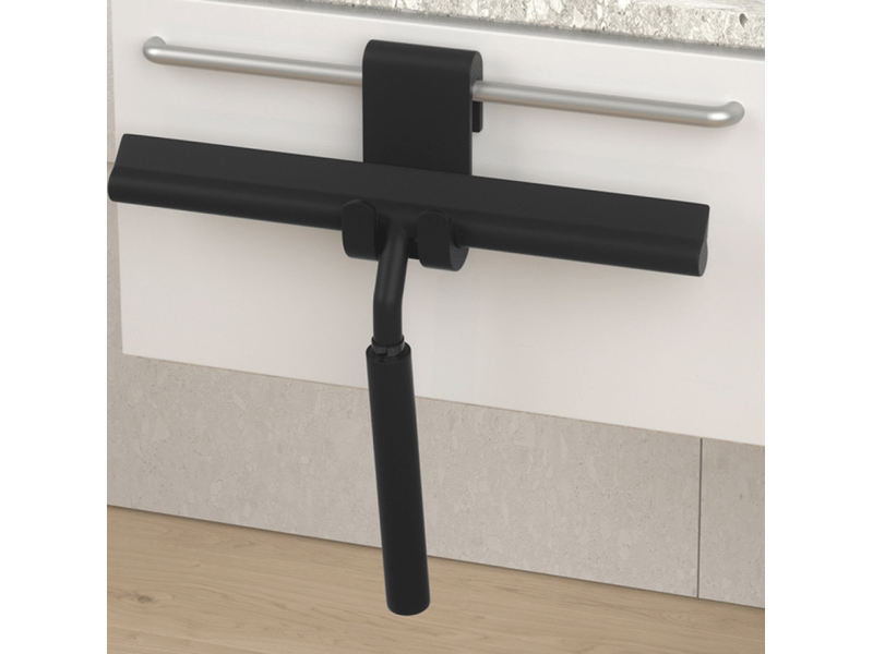  Grattoir de douche à manche téléscopique 26,5-92,7 cm, idéal pour vitres, douche, salle de bain  - Conforama E