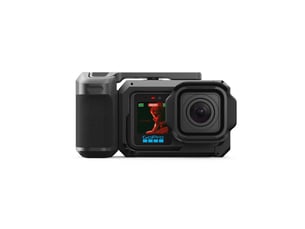 Camera d action mission 1 pro grip noir avec batterie enduro 2 et ecran 2.59