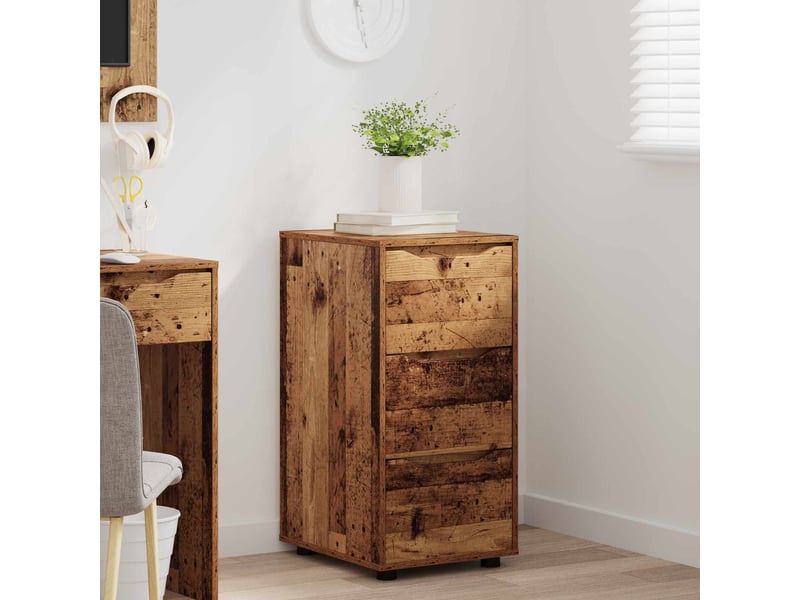  Armoire de rangement, commode de rangement 40 x 48 x 81 cm bois d'ingénierie shl2495  - Conforama D