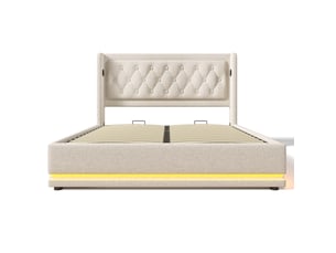 Lit 2 places 160x200 cm PHOEBE CAT coloris beige