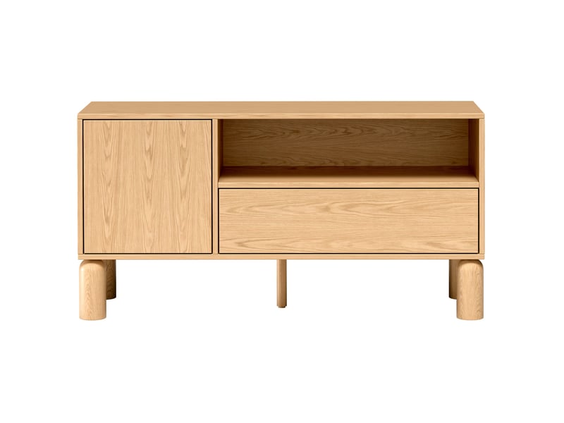  Selsey sanden - meuble tv - 120 cm - chêne bookmatch Sanden - Conforama C