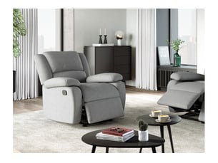 Fauteuil relax manuel  <strong>LOUNGITUDE</strong> Tissu gris