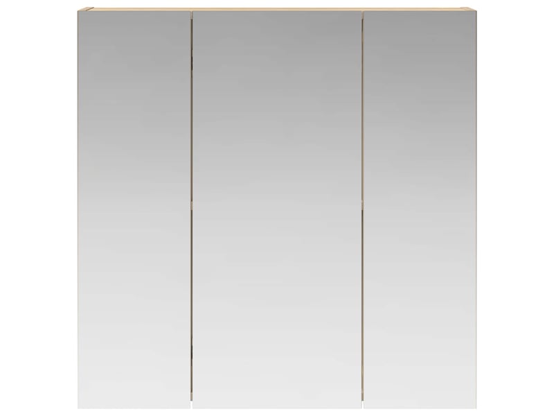  Amoire de salle de bain, meuble de salle de bain avec miroir chêne sonoma shl2365  - Conforama E