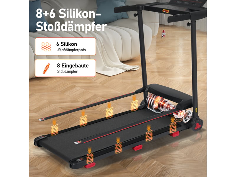 Tapis de course 121x50x94 cm pliable 3,0 ps métal noir - Conforama D