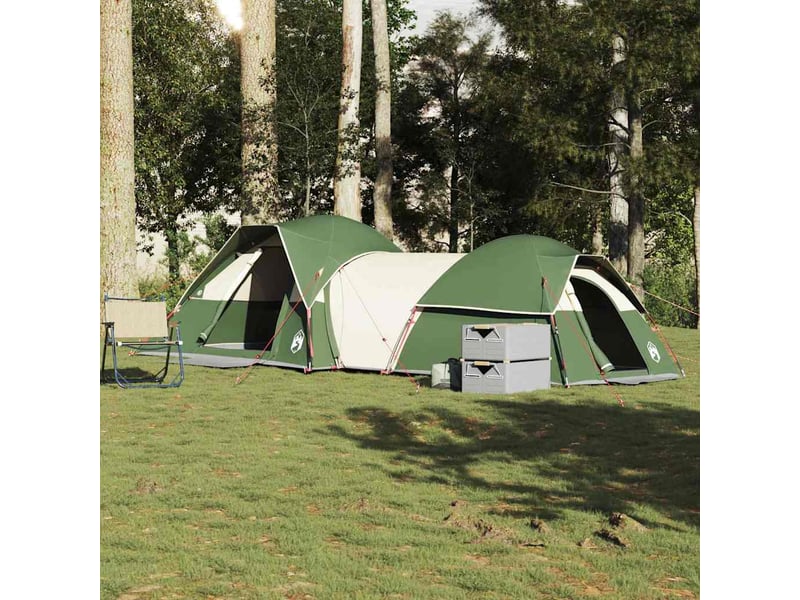 Tente de camping 5 personnes vert imperméable shl76226 - Conforama C