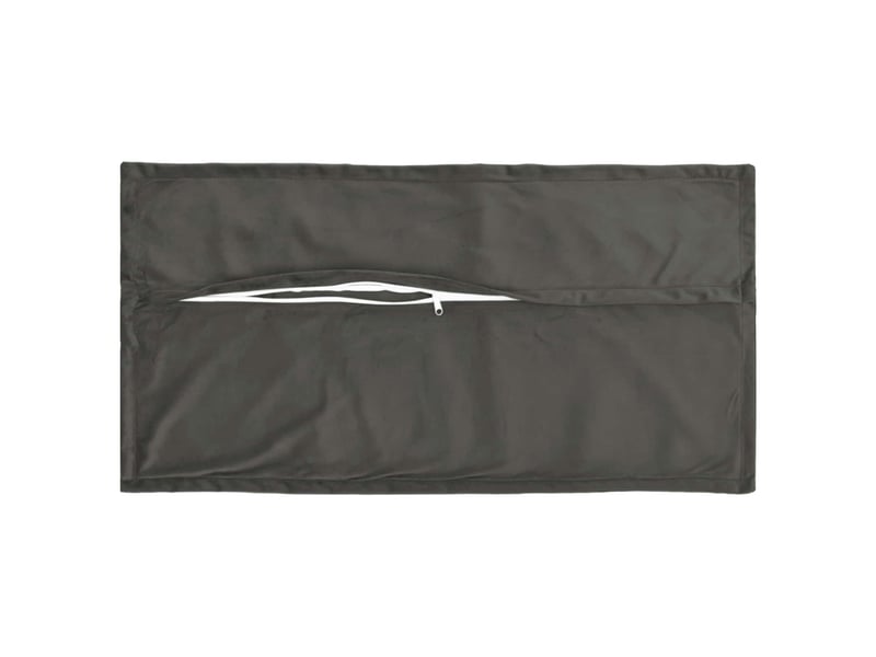  Lot de 6 coussins avec oreiller, coussins décoratifs houten gris foncé fløjl cf51257  - Conforama D