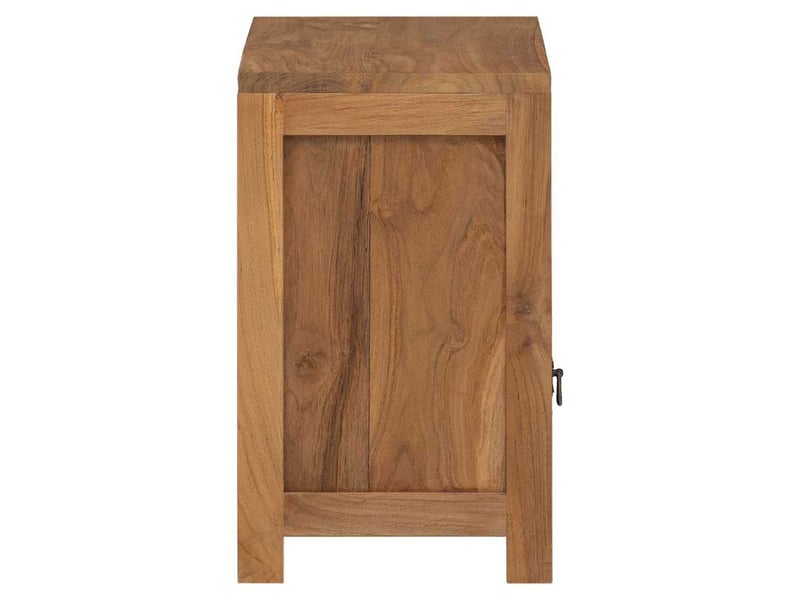  Table de chevet - cabinet de chevet - table de nuit teck massif 40x30x50 cm  - Conforama C