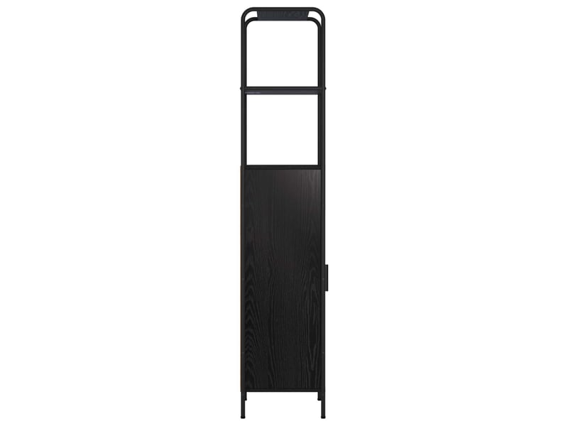  Haut armoire, armoire de rangement chêne noir 40x33x161 cm bois d'ingénierie shl35471  - Conforama E