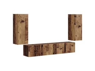 Meuble tv coloris marron 78.5 cm <strong></strong> <strong></strong>