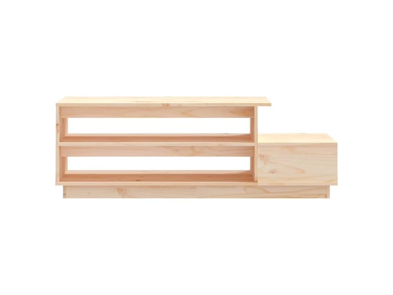  Table basse - table de salon - table à thé 120x50x40,5 cm bois massif de pin  - Conforama E