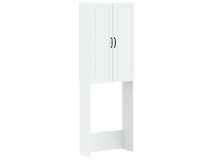 Armoire de toilette, meuble de toilette utrecht blanc 66x25.5x190 cm