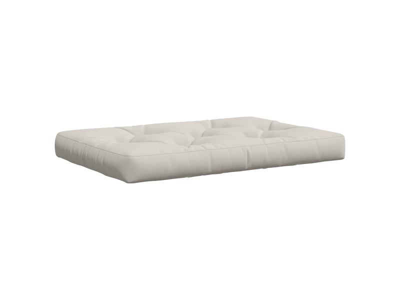 Coussin de siège en palette, coussin d'assise vianen 100 % polyester blanc cf55872  - Conforama B