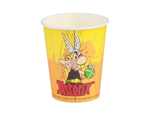 Chaks - 8 gobelets en carton astérix 250 ml - multicolore