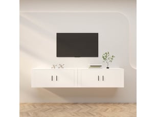 Meuble tv coloris blanc  <strong></strong>  <strong></strong>