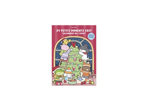 Calendrier de l avent 24 petits moments cosy livre de coloriage chaque jour