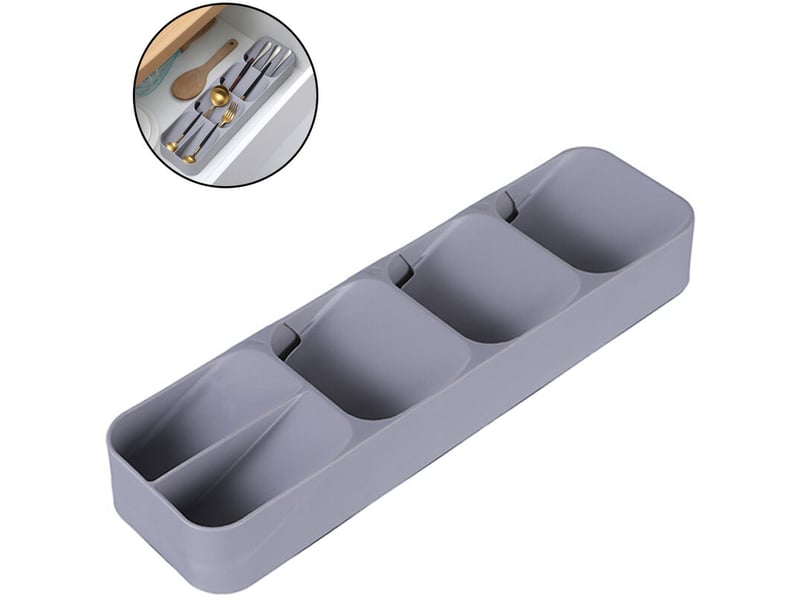  Boîte de rangement pour couverts compacte plateau de tiroir pour couverts meilleurs couteaux de cuisine organisateur de rangement pour ustensiles DAE-002984 - Conforama A