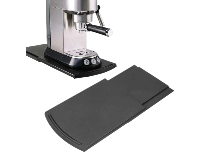  1 pièces plateau à café coulissant, tapis de machine à café coulissant,pour petits appareils de cuisine cafetière, grille-pain, presse-agrumes,mixeur  - Conforama A