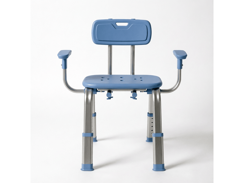  Chaise de douche ergonomique, hauteur et assise réglables pour salle de bain  - Conforama A