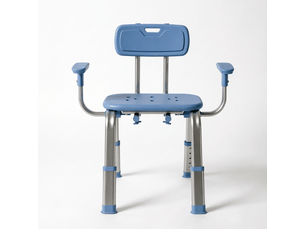 Chaise de douche ergonomique, hauteur et assise réglables pour salle de bain