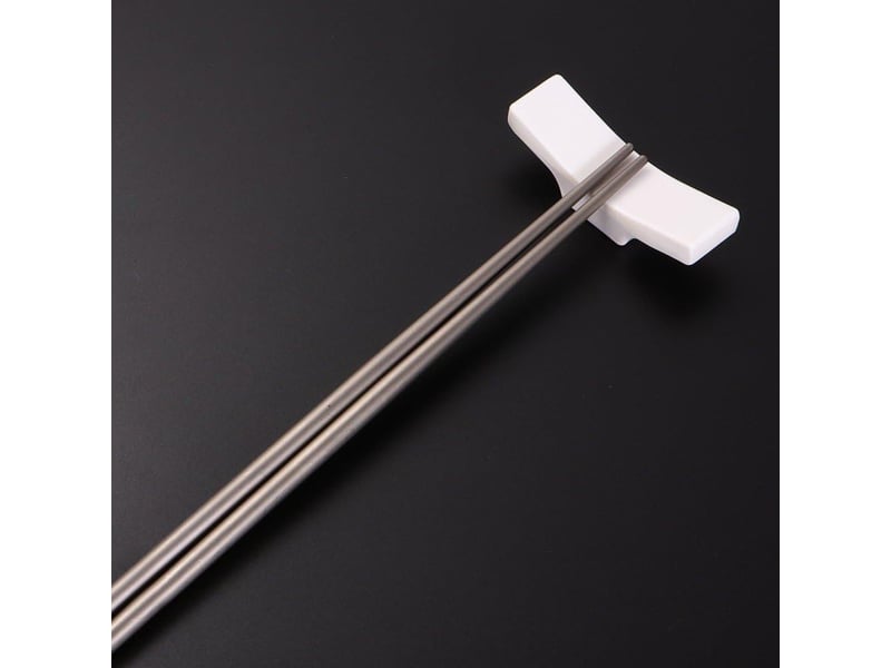  Lot de 8 repose-baguettes - repose-cuillère - fourchette, couteau - support pour baguettes - support pour vaisselle - décoration de table à manger - white  - Conforama B
