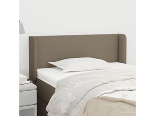 Tete de lit A poser largeur 93 cm taupe