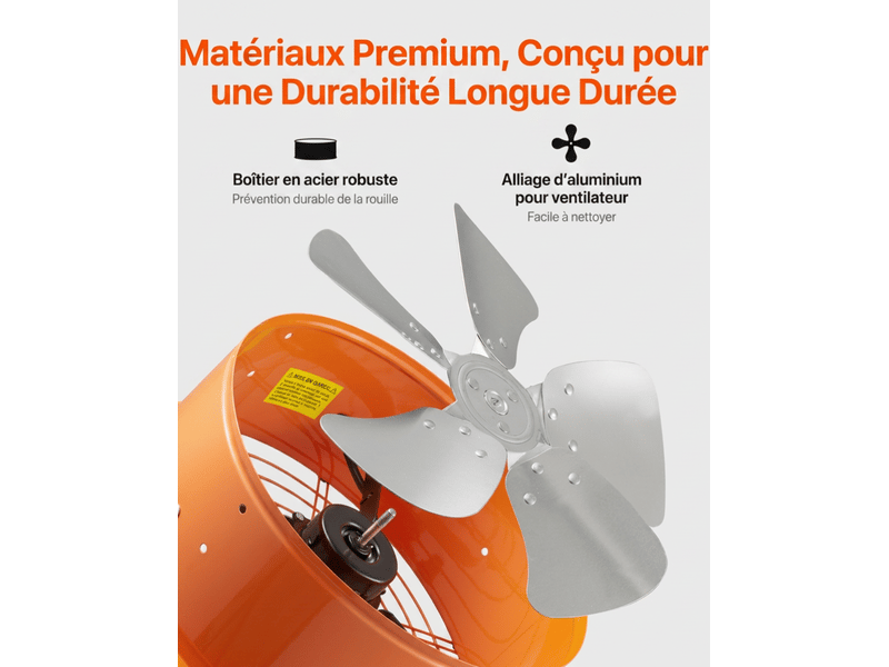  Ventilateur de grenier solaire, 14 pouces avec thermostat, 1300 cfm ventilation pour toit garage  - Conforama D