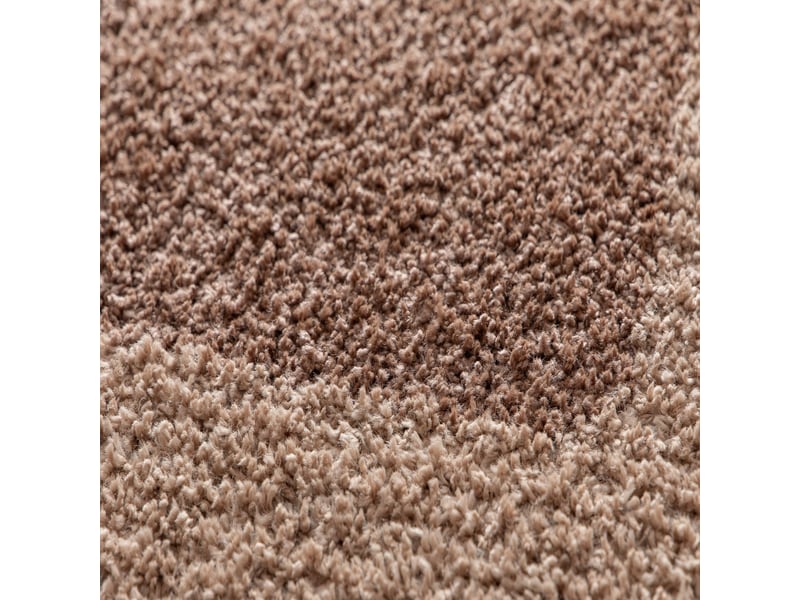  Tapis shaggy doux moderne prune brun 120x170  - Conforama D