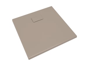 Receveur de douche base de douche bac de douche réceptacle de douche salle de bain toilette salle d’eau maison intérieur smc 90x90 cm marron 02_0001967